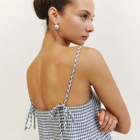 Reformation Aubree Linen Dress - Picture 2 of 5